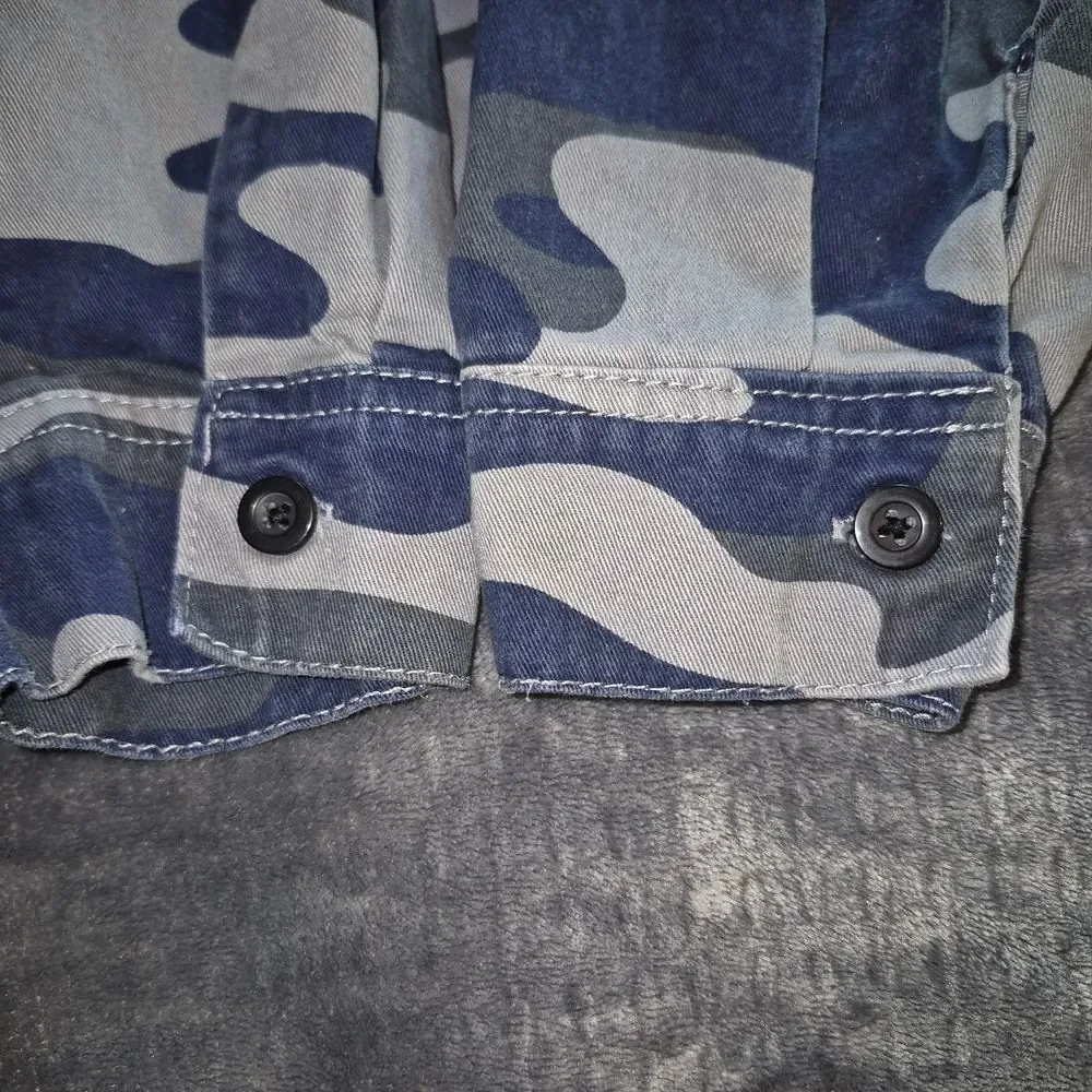 Cool Wonder Nation Boys' Camo Hoodie – Size 10-12 for Future Mechanics!